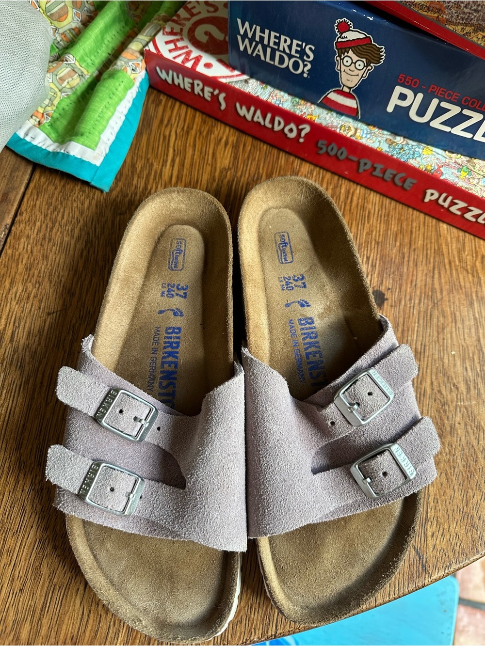 Birkenstock suede soft footbed, 37 6.5/7 In great preowned condition. - Picture 5 of 5
